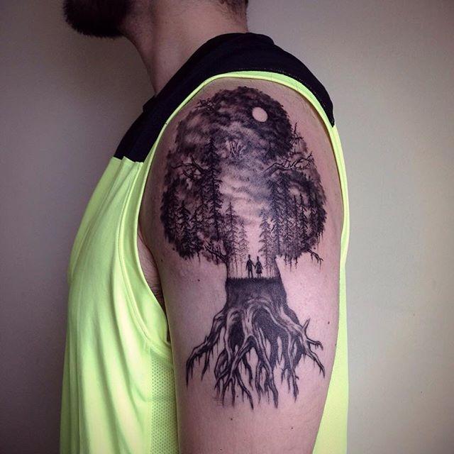 tatuaggio albero  77